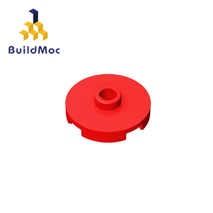 BuildMOC совместимая сборка частиц 18674 2x2 для строительных блоков части DIY логотип