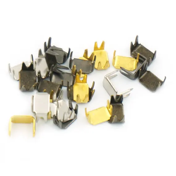 

#3 #5 ectangle Zipper stoper Top Stop Bottom Rescue Repair Set Black Nickel Gold Bronze 3mm 5mm
