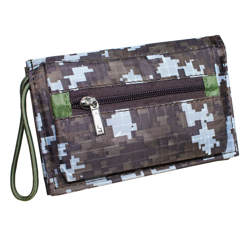 Men Wallets Waterproof Canvas Fabric Fold Mans Purses Brand Design Male