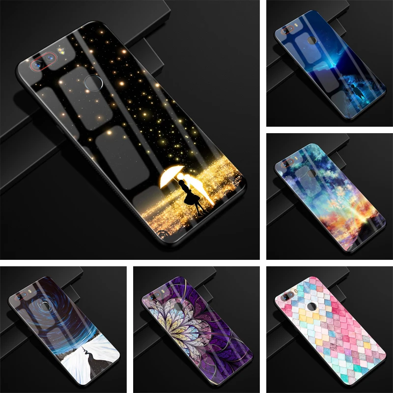 

For ZTE Nubia Z17 Lite Case Tempered Glass Hard PC Back Cover For ZTE Nubia Z17 Lite Phone Cases silicone bumper coque Z 17 Lite