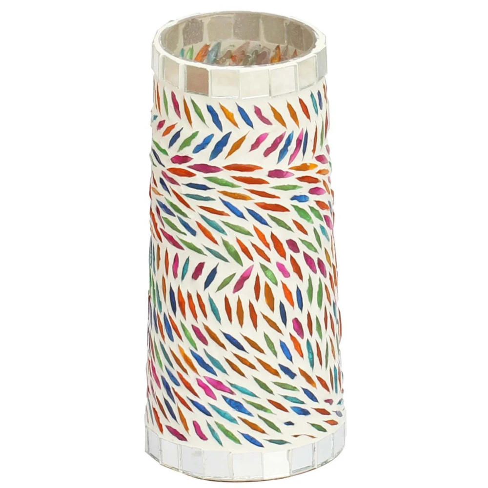 Benzara Decorative Multicolor Home Accent Flower Pot (1)