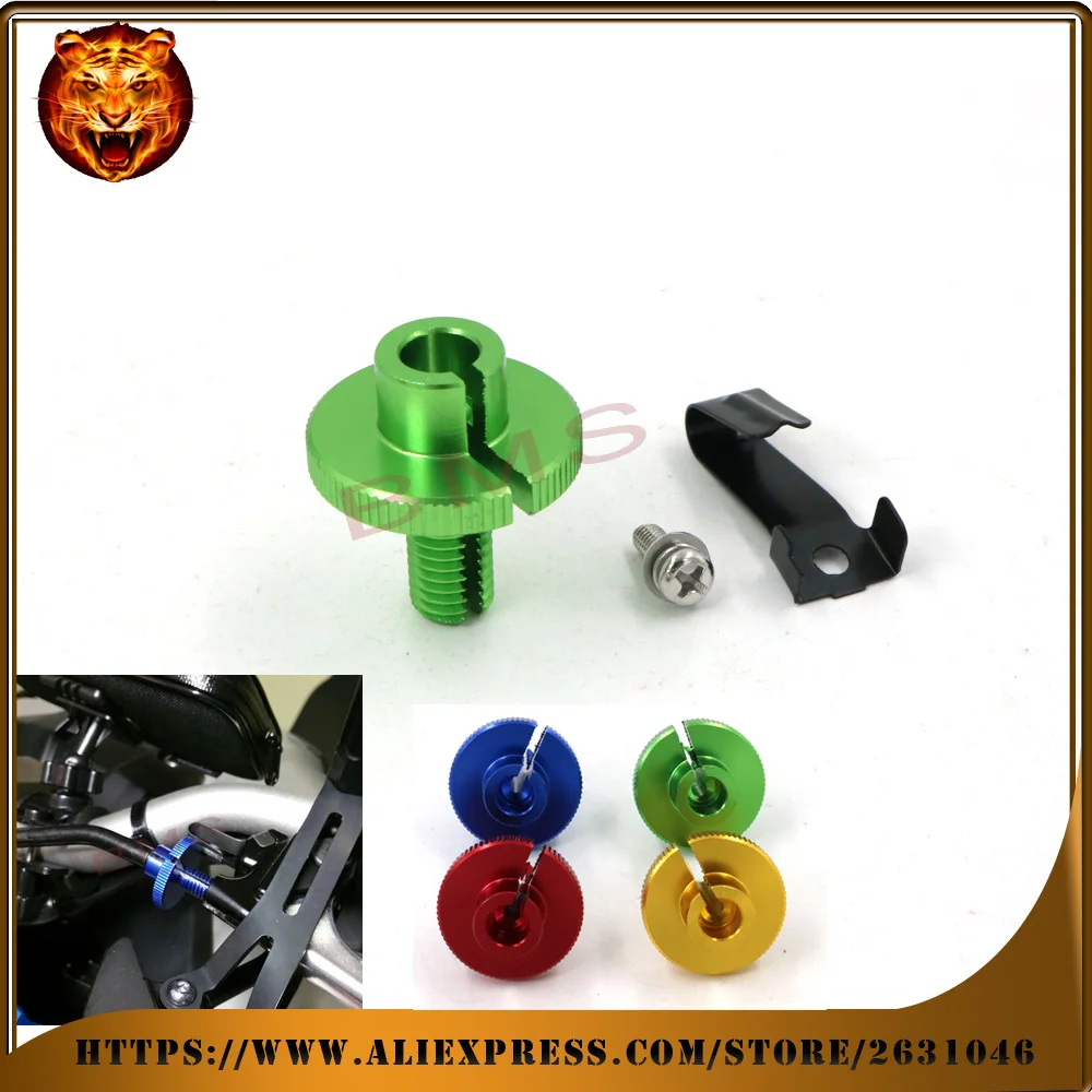 Motorcycle CNC Billet Clutch Cable Adjuster Wire M10x1.5 For YAMAHA MT 10 FZ 10 FZ 07 MT 07 MT
