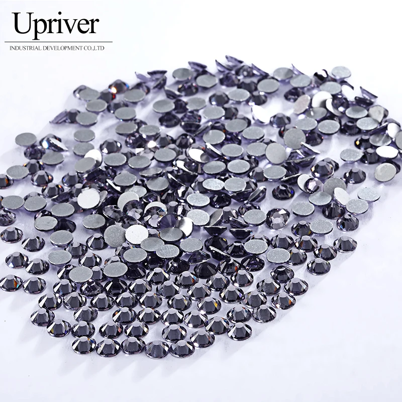 Upriver ss3-ss30 Стразы не для горячей фиксации черный алмаз стекло бусины с плоской обратной стороной для Нейл-арт Стразы для 3D украшение для ногтей