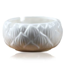 8x4,2 см высокое качество белая фарфоровая пепельница Чай посуда пепельница Home пепельница с Lotus узор