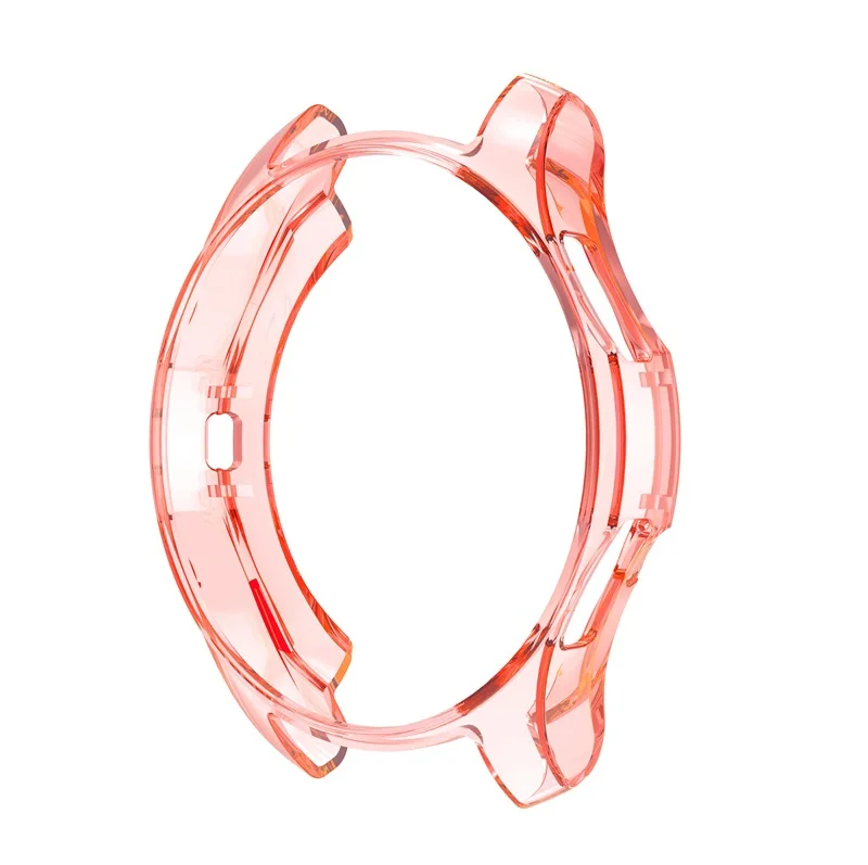 Gear S3 чехол Galaxy Watch 46 мм ультратонкий ТПУ Смарт-ремешок защитный чехол Чехол-бампер рамка для samsung gear S3 Frontier - Цвет ремешка: Розовый