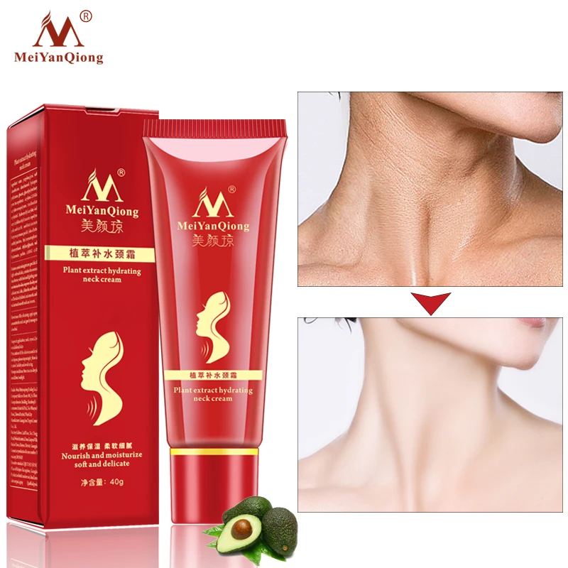 

Shea butter extract hydrating neck cream nourish moisturizing soft and delicate fade fine lines reduce double chin neck care