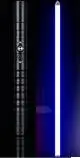 Yanqing metal lightsaber for lightsaber combat, single color led, Y2 purplecyan, only sell hilt - Цвет: blackhilt blueled