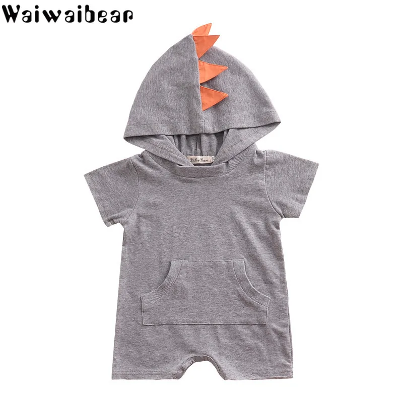 Waiwaibear/Комбинезоны для маленьких мальчиков летние комбинезоны с короткими