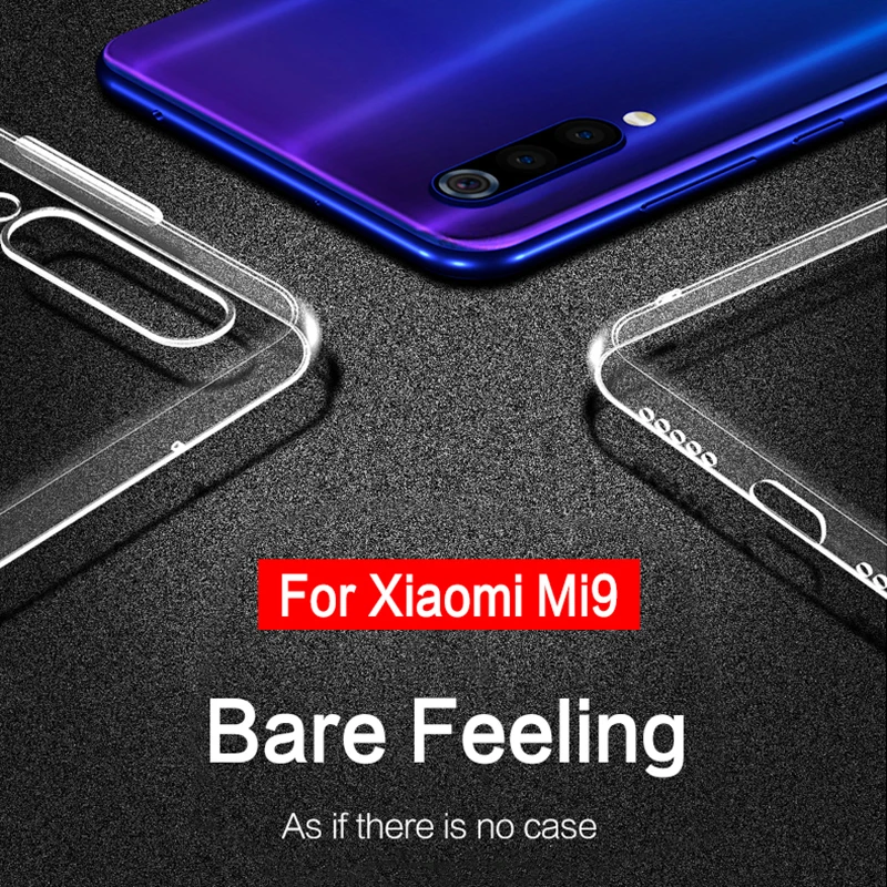 KXM1430_3_Clear Silicone Case for Xiaomi Mi 9