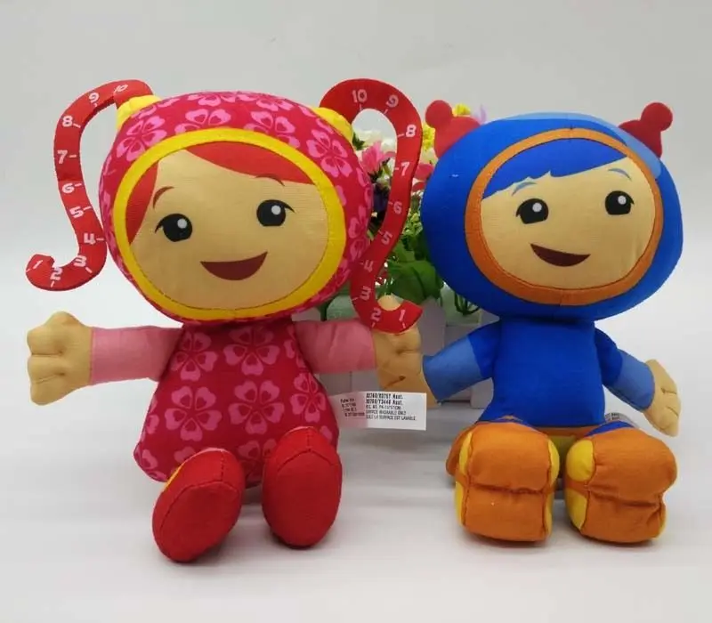 Команда UMIZOOMI Bot MILLI Geo Плюшевые 9 дюймов плюшевые куклы новые