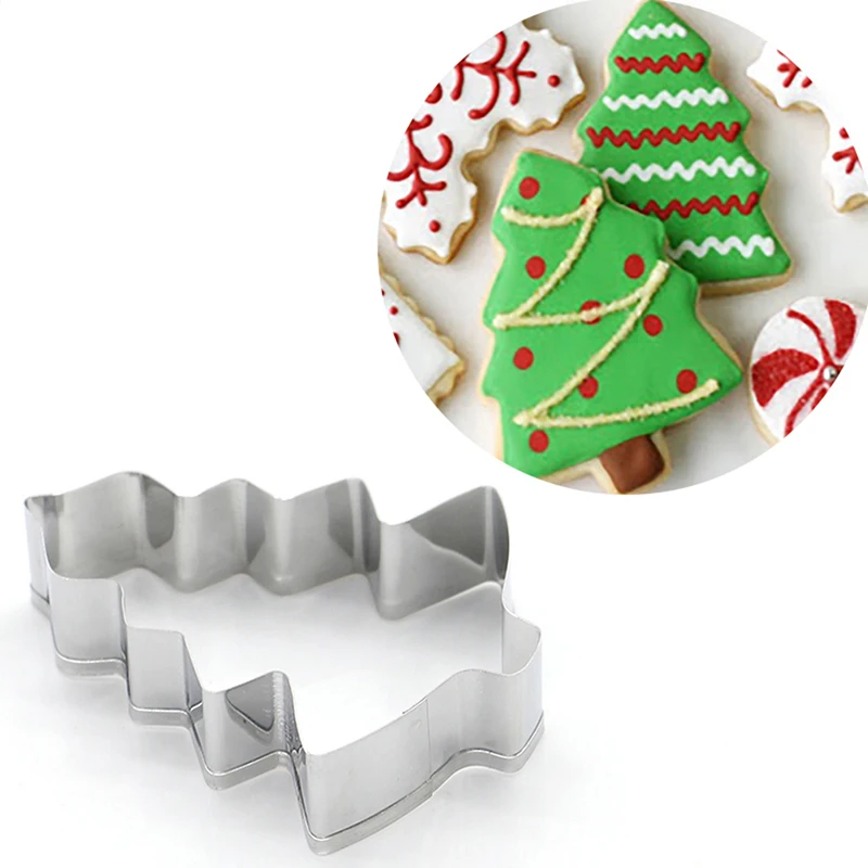 14Pcs Stainless Steel Christmas Cookie Cutter Candy Biscuit Mold