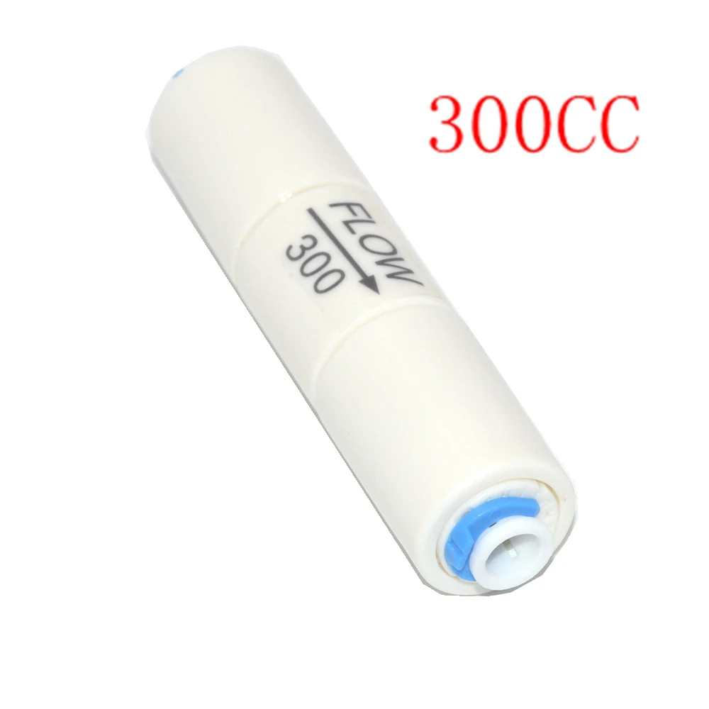 

550cc Restrictor RO Waste water Flow regulation With 1/4" Hose Quick connection Reverse Osmosis Aquatium Fitting ST027