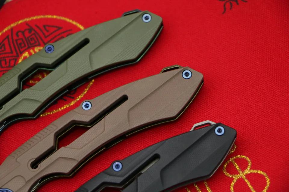 Rikeknife RIKE M3 Флиппер шариковый подшипник тактический складной нож 154 см лезвие Титан+ G10 Ручка Открытый охотничий карманный нож EDC