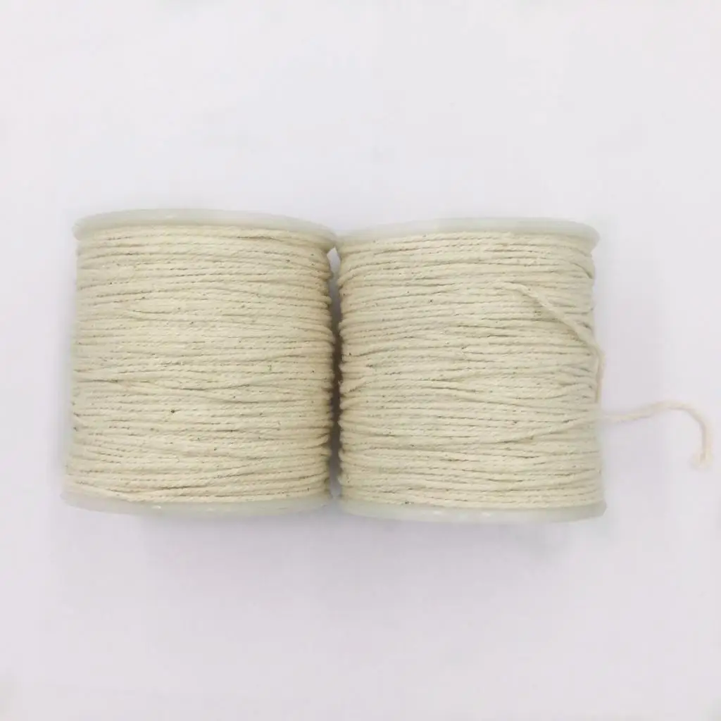 100 Meters All-Purpose Cotton Rope Braided Twisted Cord Jewelry Findings Handmade Components 1mm