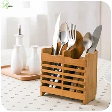 YI HONG Bamboo Hanging chopsticks box kitchen spoon storage racks chopsticks tube Lishui chopsticks rack
