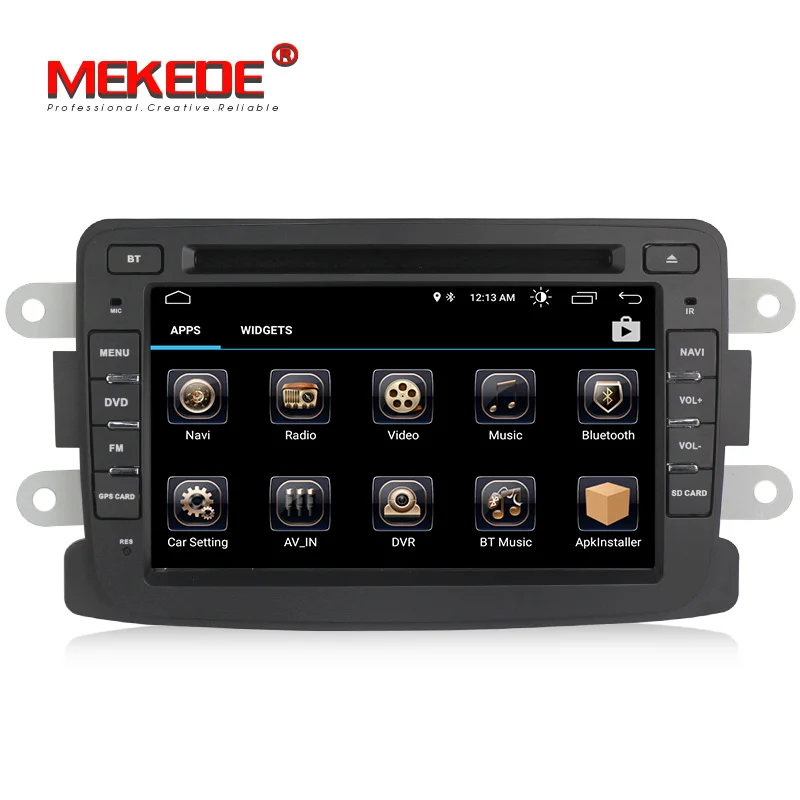 Sale free shipping Quad Core Pure Android car dvd GPS Navigation Radio For Renault Dacia  Duster Logan Sandero Lada Xray wifi BT+MAP 1