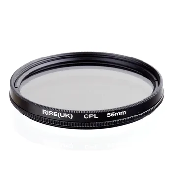 

RISE(UK) 55MM CPL PL-CIR Polarizing Filter for DLSR 55mm lens