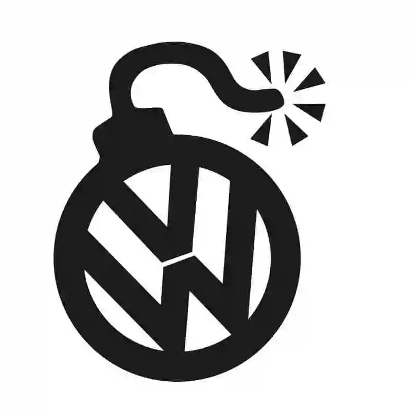 Volk VW твердый бомба автомобиль грузовик окно веселый наклейка бампер винил