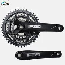 bicycle crank sprocket Mountain bike crankset aluminum alloy MTB 22T / 32T / 44T Square 7/8/9 speed crank fluted disc Parts mountain bike crankset aluminum alloy bicycle crank sprocket mountain bicycle crank m610 590 crank fluted disc mtb bike parts