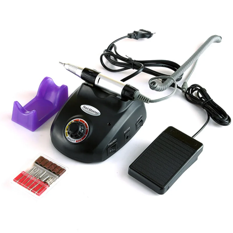 

1 Set Electric Nail Drill Machine for Manicure 30000RPM Nail Drill Apparatus Gel Cuticle Cutters Everything for Pedicure Strong