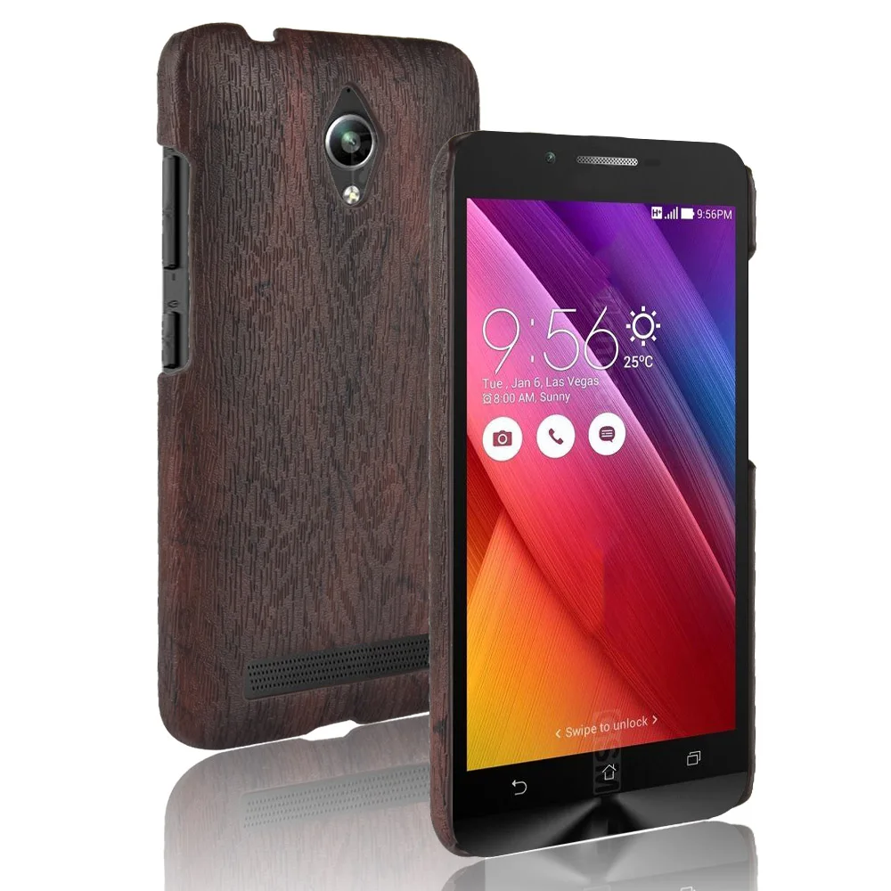 Z00VD 5 &quotРоскошные Woodern кожи Винтаж кожаный чехол для Asus ZenFone Go ZC500TG Hard Shell Чехлы
