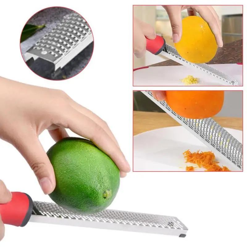 Прямоугольная нержавеющая сталь инструменты шоколад лимон нож для снятия цедры с фруктов Овощечистка Кухня CFA4686