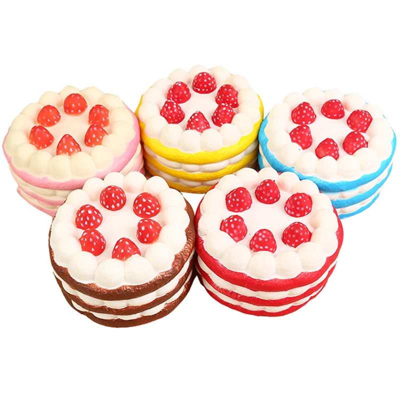 squishy strawberry cake