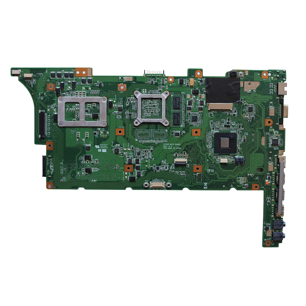 YTAI GT520M K73SD REV2.3 плата для ASUS k73sj K73SD материнская плата ноутбука HM65 DDR3 REV2.3 GT520M платы Гарантия 90 дней