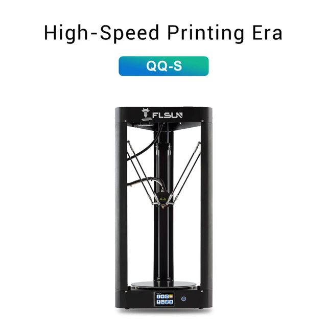 Best Price 2019 FLSUN QQ-S Delta Kossel 3D Printer High speed Large printing size 3d-printer Auto-leveling Touch Screen Wifi