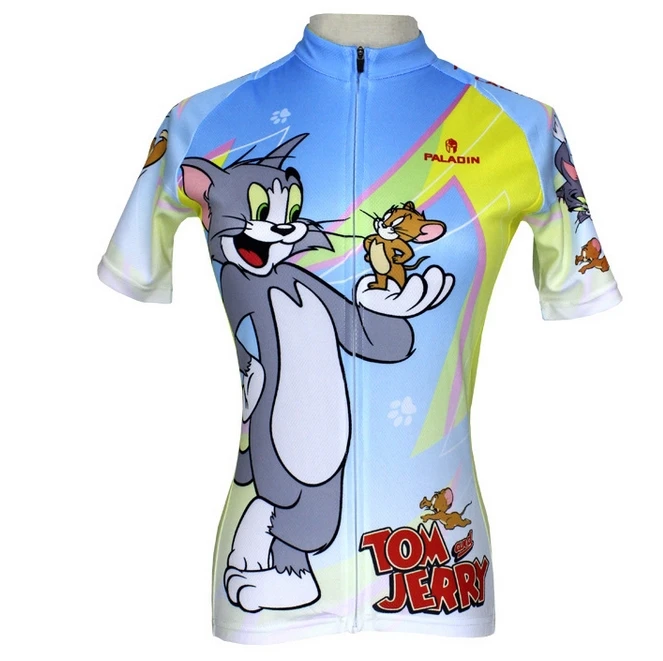 SQ Cycling jerseys Men's short sleeve cycling jerseys This animated