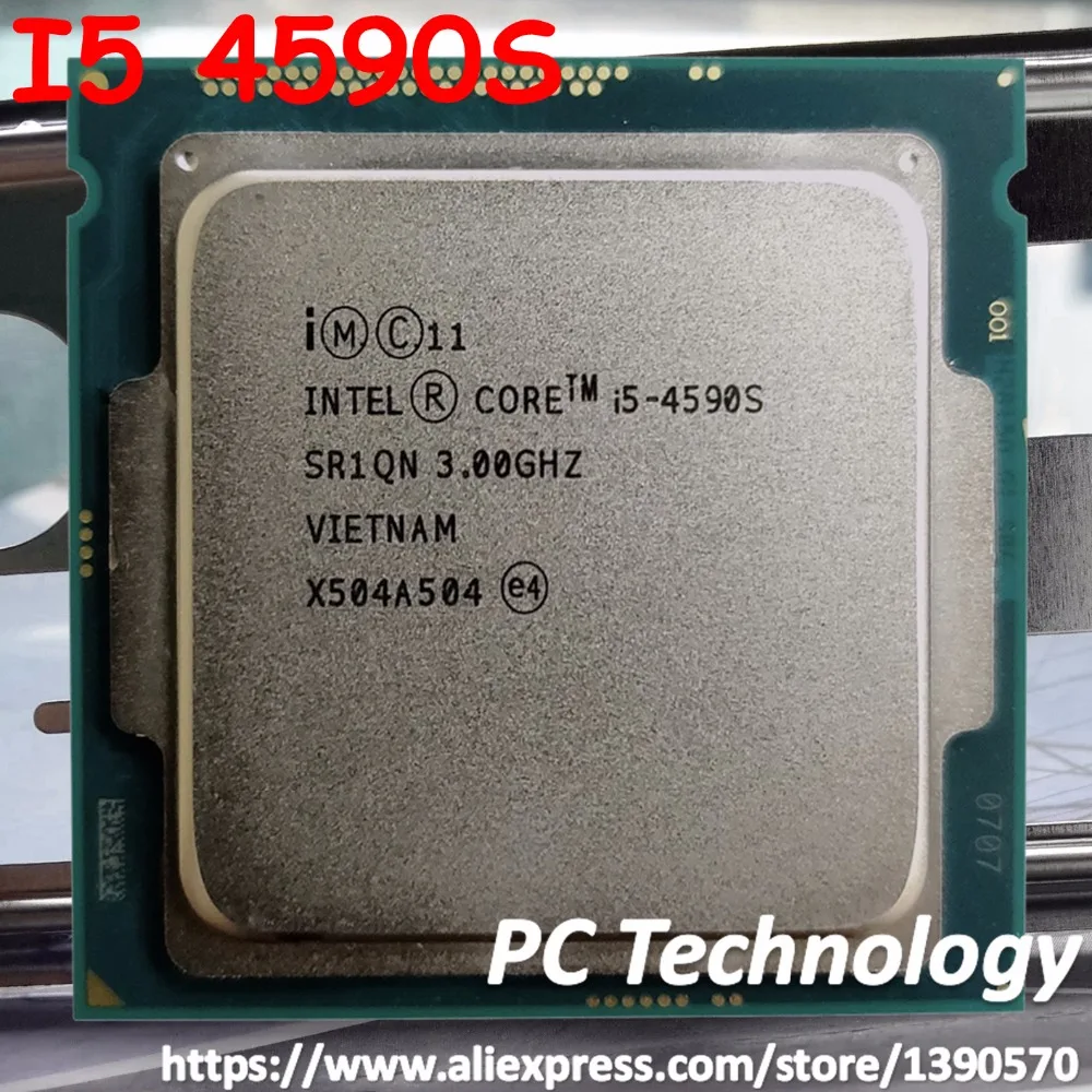 Оригинальный процессор Intel core I5 4590S SR1QN 3 00 ГГц 6 м 65 Вт 22 нм LGA1150 четырехъядерный для