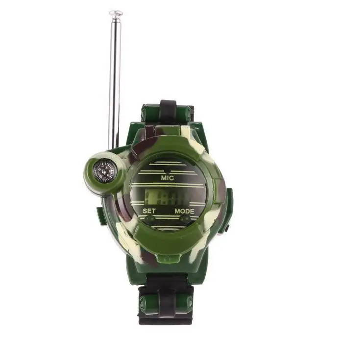 Walkie Interphone Toy Toys Watches Talkie 2PCS Children Outdoor Gifts Green 100m x