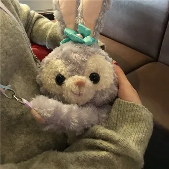 

candice guo! cute plush toy duffy friends StellaLou rabbit sideways crossbody bag coin bag girls kids birthday Christmas gift 1p
