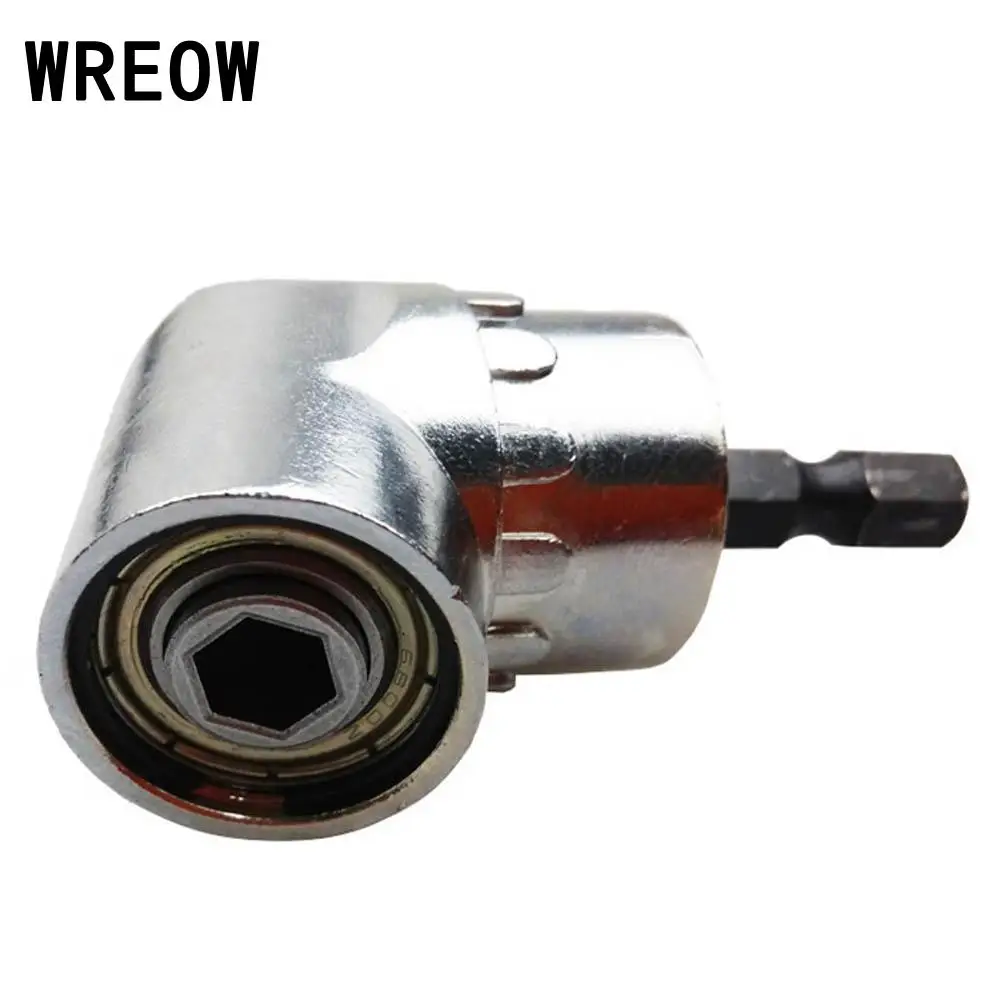 

Adjustable 1/4 Hex Shank Angle Driver Screwdriver 105 Degree Magnetic Bit Angle Extension Screw Driver Socket Holder Adapter
