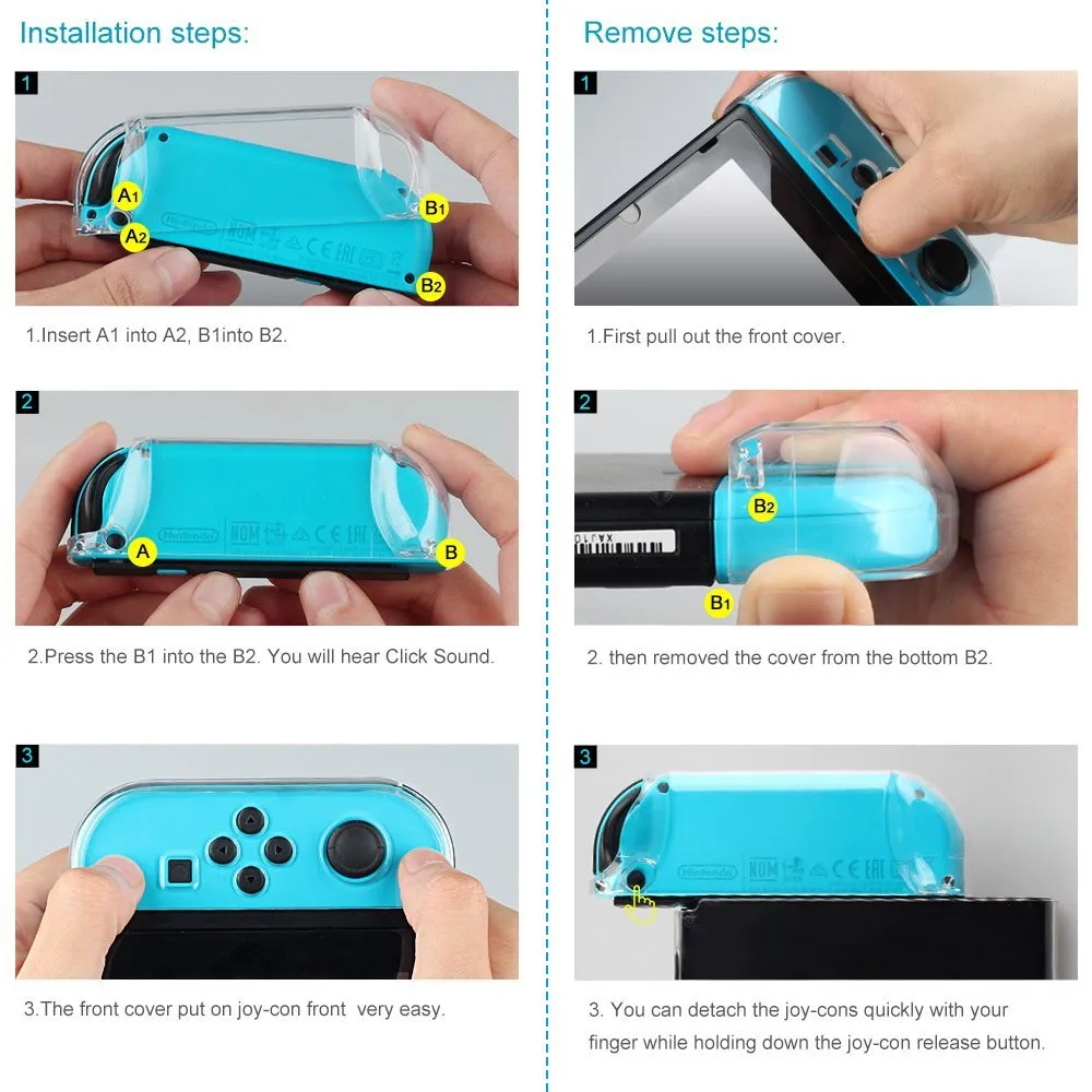 for Nintend switch crystal shell 07