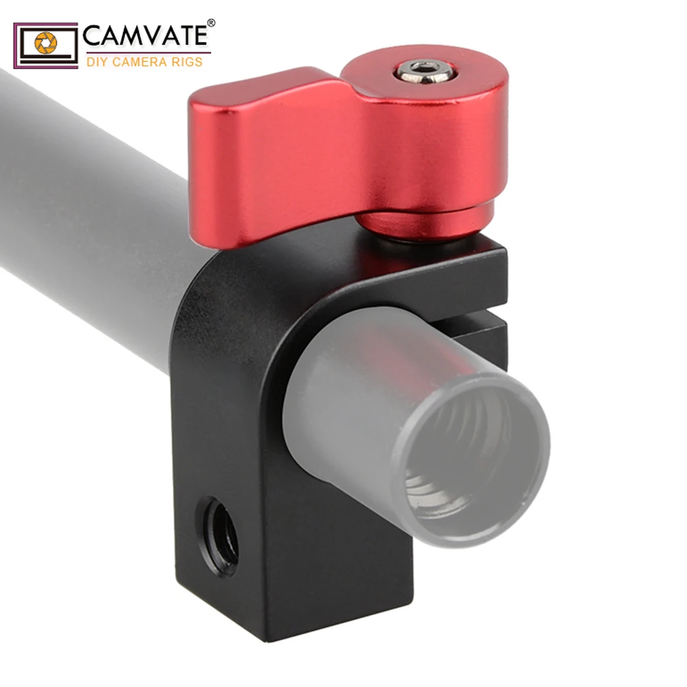 CAMVATE 15 мм стержень зажим (красный 2 Pack) C1781 камера фотография Аксессуары|Аксессуары