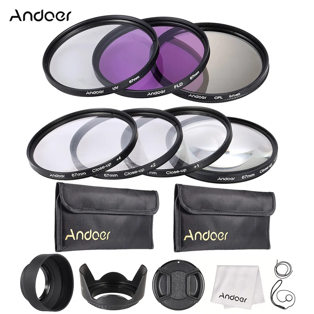 Andoer 67    UV + CPL + FLD +  - ( + 1 + 2 + 4 + 10 )           