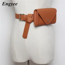 Engyee уличный модный кошелек поясная сумка кожаная женская поясная сумка с узором Личи поясная сумка для телефона дорожная набедренный пояс Сумка