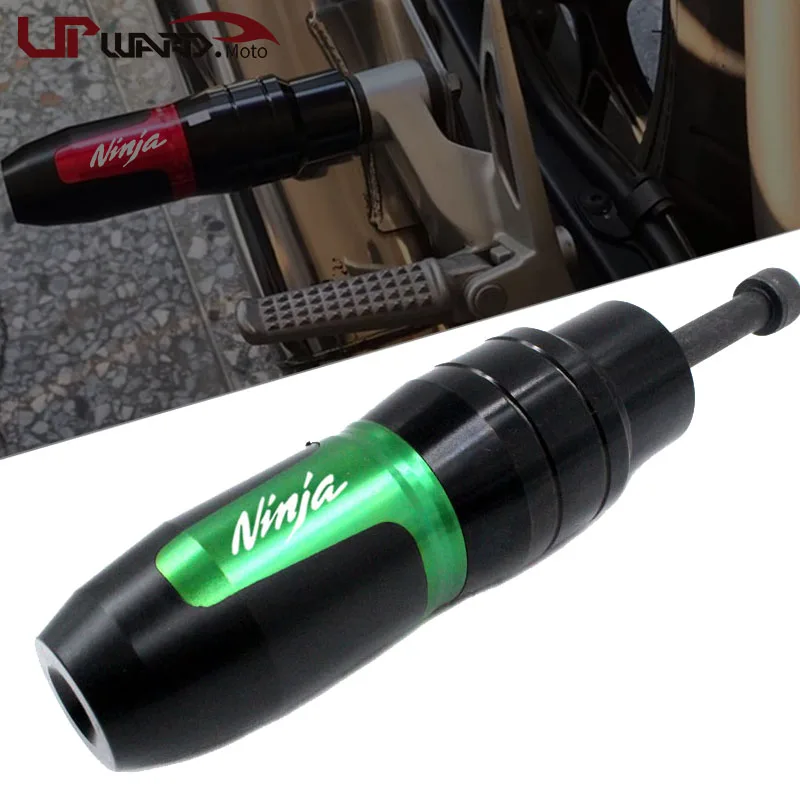 

For KAWASAKI NINJA250 NINJA300 NINJA 250 NINJA 300 Motorcycle CNC Frame Crash Pads Exhaust Sliders Crash Protector