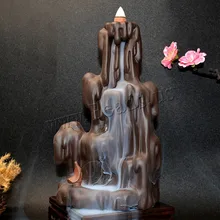 Home Decor Purple Mountain Shape Incense Burner Smoke Waterfall Backflow Incense Holder Censer Use In Home Office Teahouse Home Decor Purple Mountain Shape Incense Burner Smoke Waterfall Backflow Incense Holder Censer Use In Home Office Teahouse