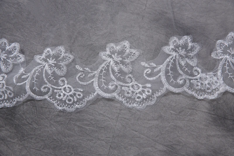 Walk Beside You Wedding Veils 3 m Lace Applique One Layer Accessoire Mariage Long Cathedral Bride Veils