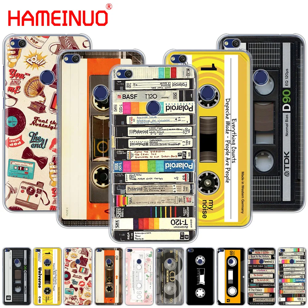 

HAMEINUO RETRO CLASSIC CASSETTE Unique Design Cover phone Case for huawei Ascend P7 P8 P9 P10 P20 lite plus pro G9 G8 G7 2017