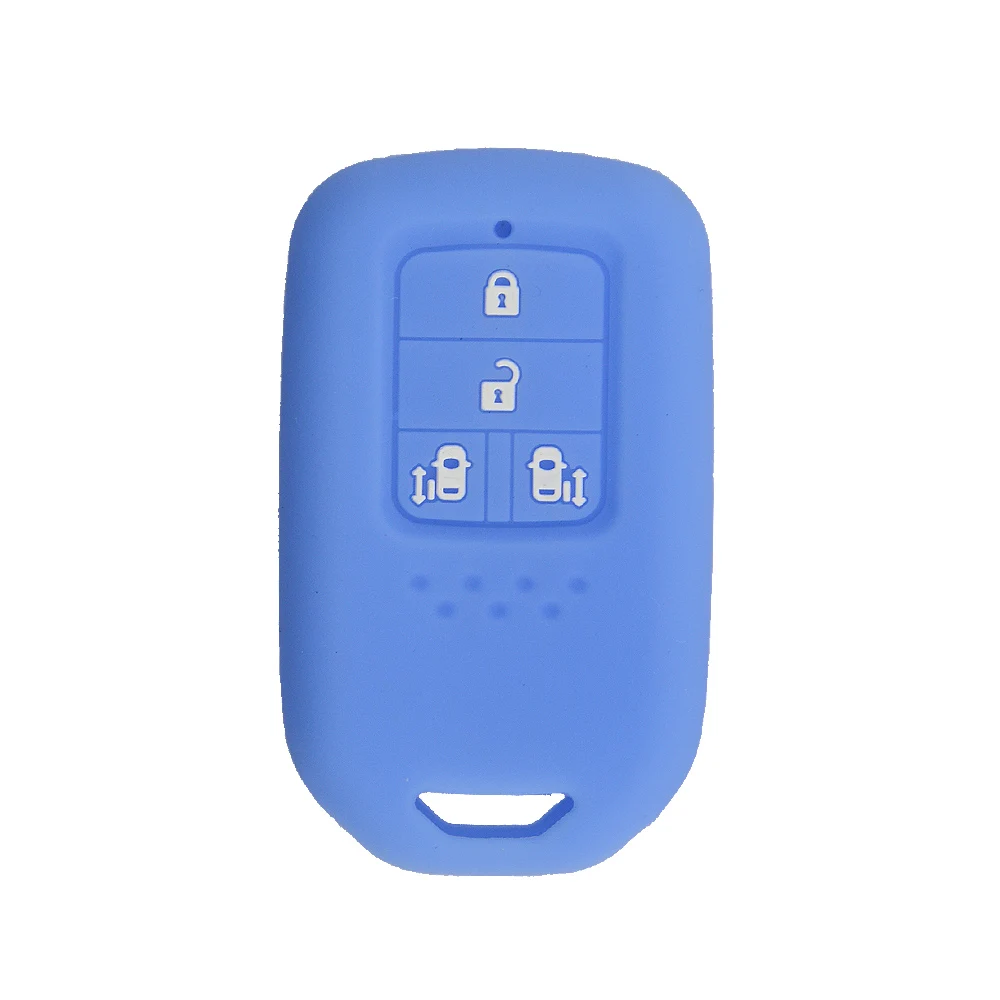 4 buttons silicone car key case for Honda 6