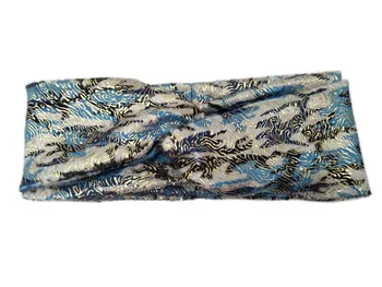 

T175428 Fashion new Golden pattern turban headband,Chinoiserie hairband women Elastic warmth shimmer twist headwear