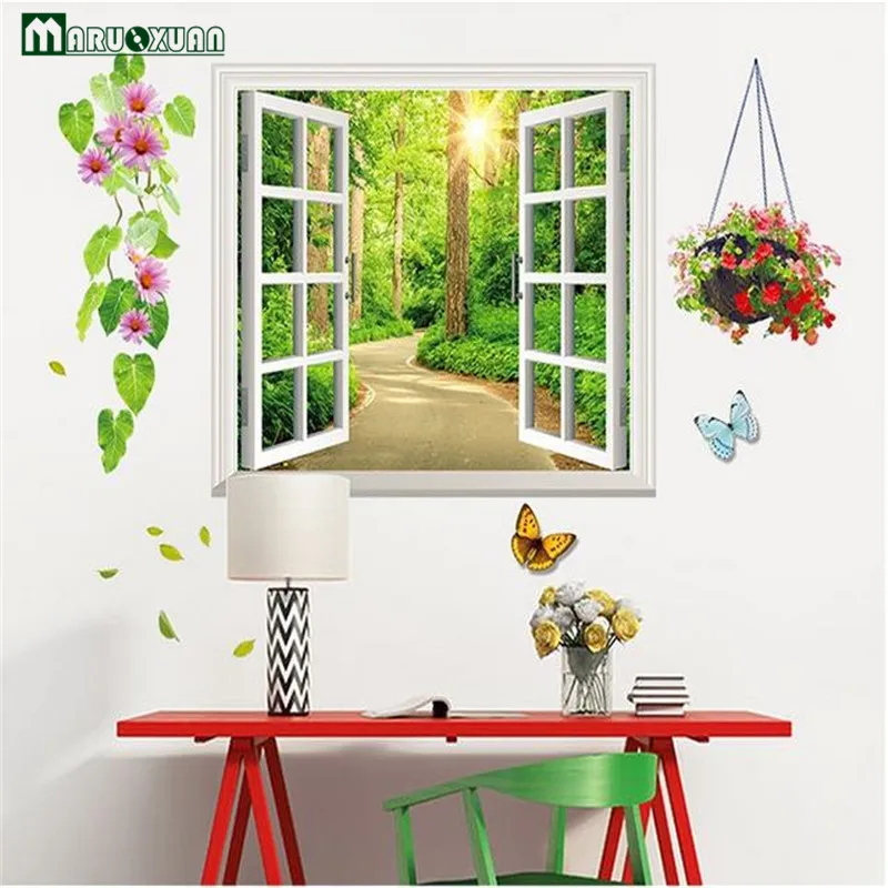

Maruoxuan New Removable Wall Stickers Environmentally Living Room Decoration Home Affixed To The Shade Window Manufacturers