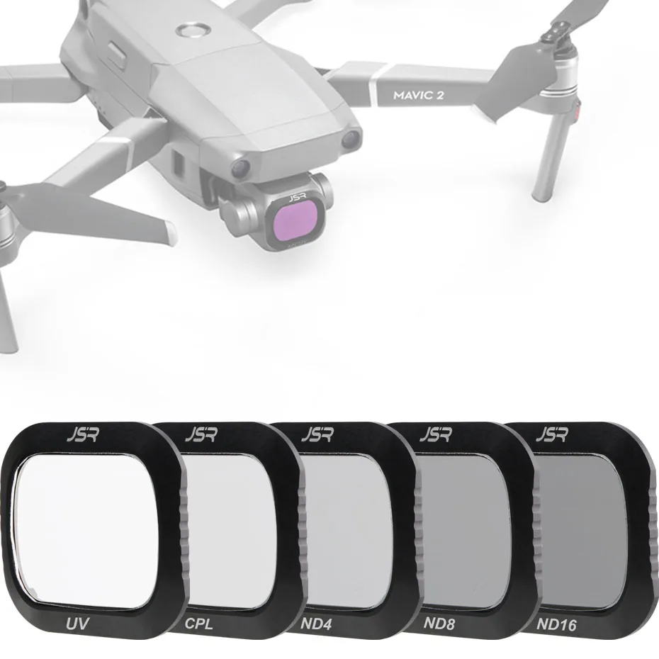 Для DJI Mavic 2 Pro фильтр UV+ CPL+ ND4+ ND8+ 16 полярное стекло для DJI Mavic2 Pro/Профессиональная защита аксессуары для дрона набор фильтров