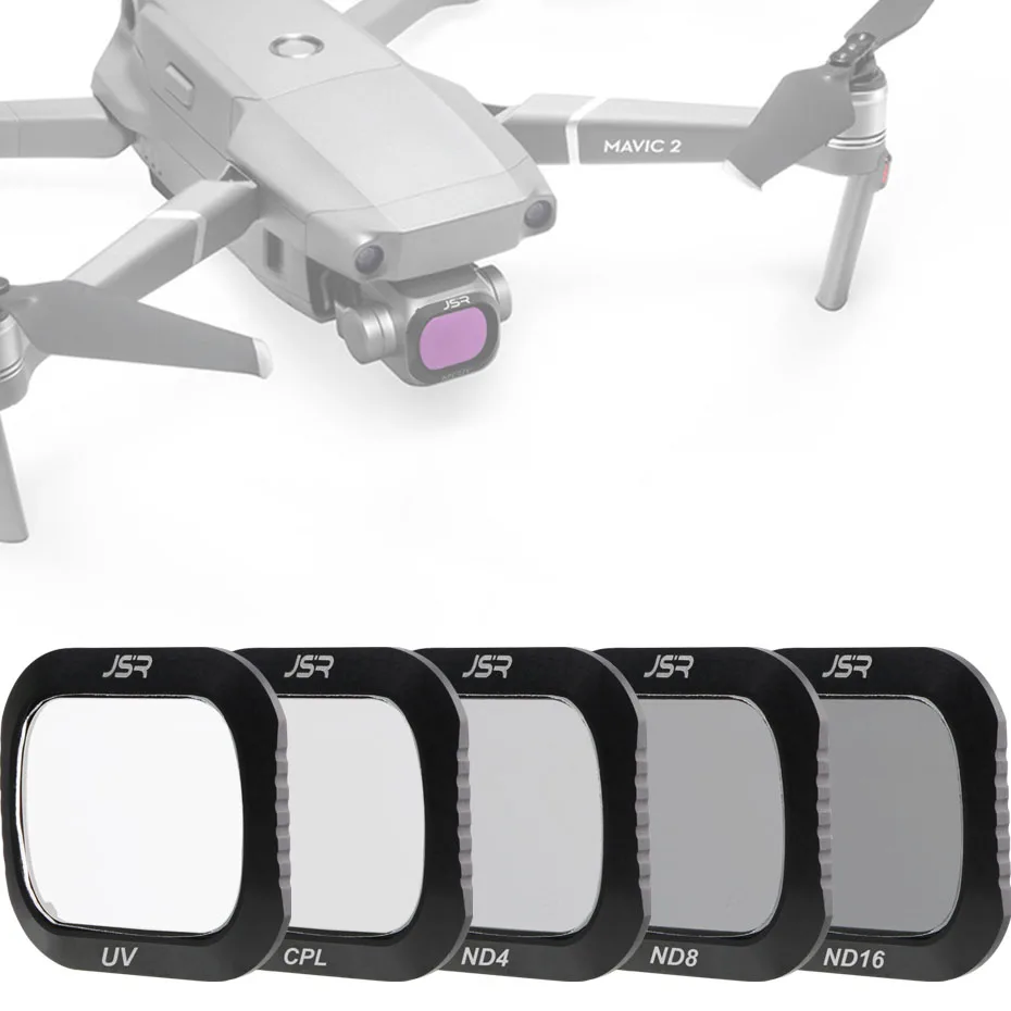 Для DJI Мавик 2 про фильтр UV + CPL + ND4 + ND8 + 16 Polar Стекло для DJI Mavic2 pro/профессиональная защитная крышка Drone аксессуары набор фильтров