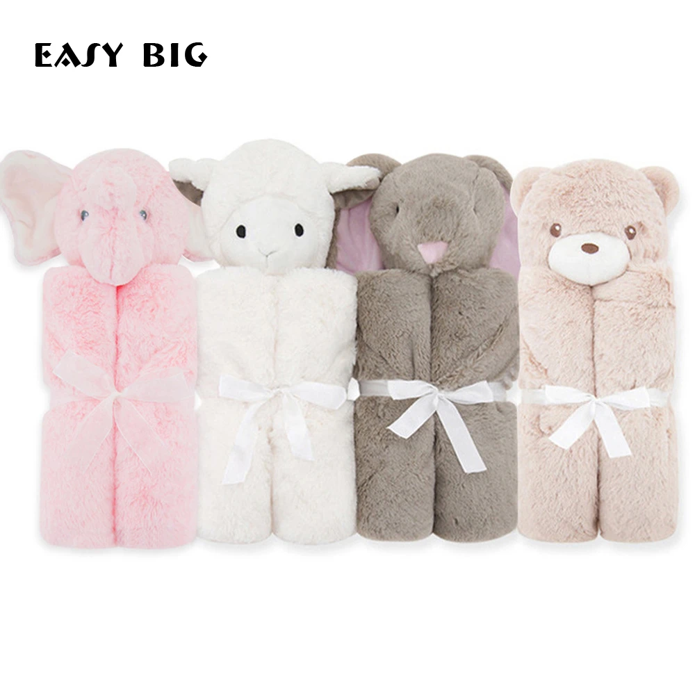Facile Grand Mignon Cristal Velours Bebe Couvertures Nouveau Ne Enfants Bebe Couverture Attache Kangourou Pour Bebe Garcon Et Fille Bambin Dessin Anime Animaux Sac De Couchage Aliexpress