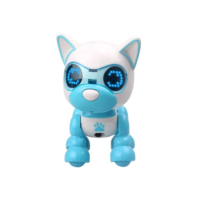 UInteractive Smart Puppy Robotic Dog LED Eyes Sound Recording Sing Sleep Cute Toy  Child Christmas Gift Fun Eject