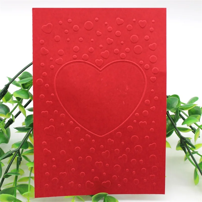 KSCRAFT Love режущий штамп и тисненый набор папок DIY скрапбукинговая бумага|Папки для